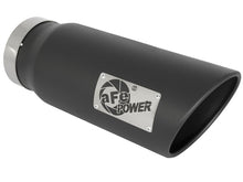 Load image into Gallery viewer, aFe Power MACH Force-Xp 5in In x 6in Out x 15in L Bolt-On 409 SS Exhaust Tip - Black - DTX Performance