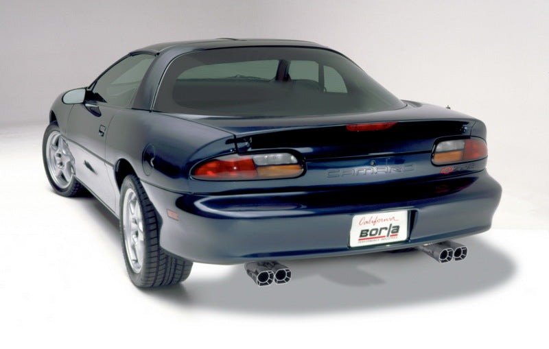 Borla 98-01 CAMARO/TRANS AM 5.7L V8 AT/MT Catback Exhaust Quad Tips - DTX Performance