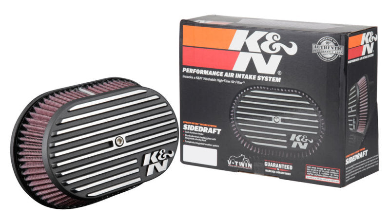 K&N Street Metal Intake System for 02-06 Harley Davidson Road King F/I 88cl Side Draft Dyna/Softail - DTX Performance