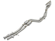 Load image into Gallery viewer, aFe Twisted Steel Long Tube Headers w/ Mid Pipes (Catted) 96-99 BMW M3 L6-3.2L S52 - DTX Performance