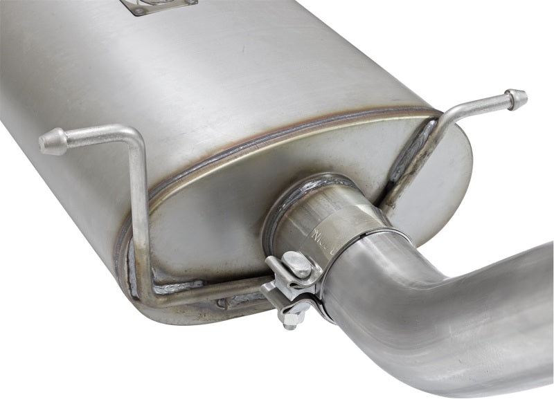 aFe MACHForce XP Exhausts Cat-Back Black Tip 09-17 GM Silverado 1500 4.3/5.3L RegCab SB/LB - DTX Performance