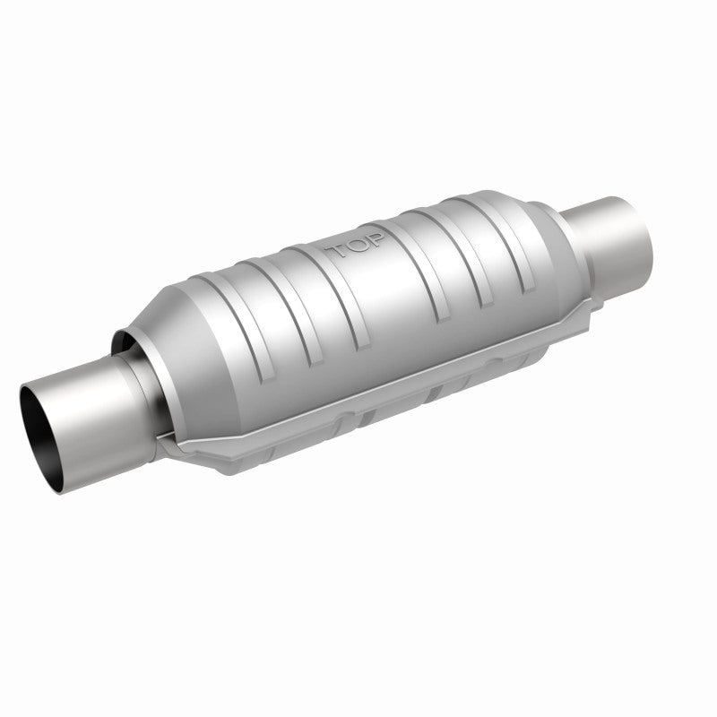 MagnaFlow Catalytic Converter 2 in Inlet 2 in Outlet 11 in Length SS - DTX Performance