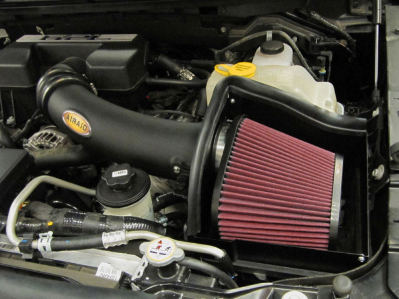 Airaid 10-14 Ford SVT Raptor / 11-13 F-150 6.2L CAD Intake System w/ Tube (Dry / Red Media) - DTX Performance