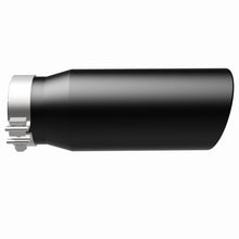 Load image into Gallery viewer, MagnaFlow Tip Stainless Black Coated Single Wall Round Single Outlet 5in Dia 4in Inlet 13in L - DTX Performance