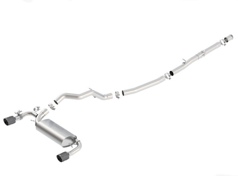 Borla 16-17 Focus RS Turbocharged 2.3L Single Split Exit ATAK Catback Exhaust - DTX Performance