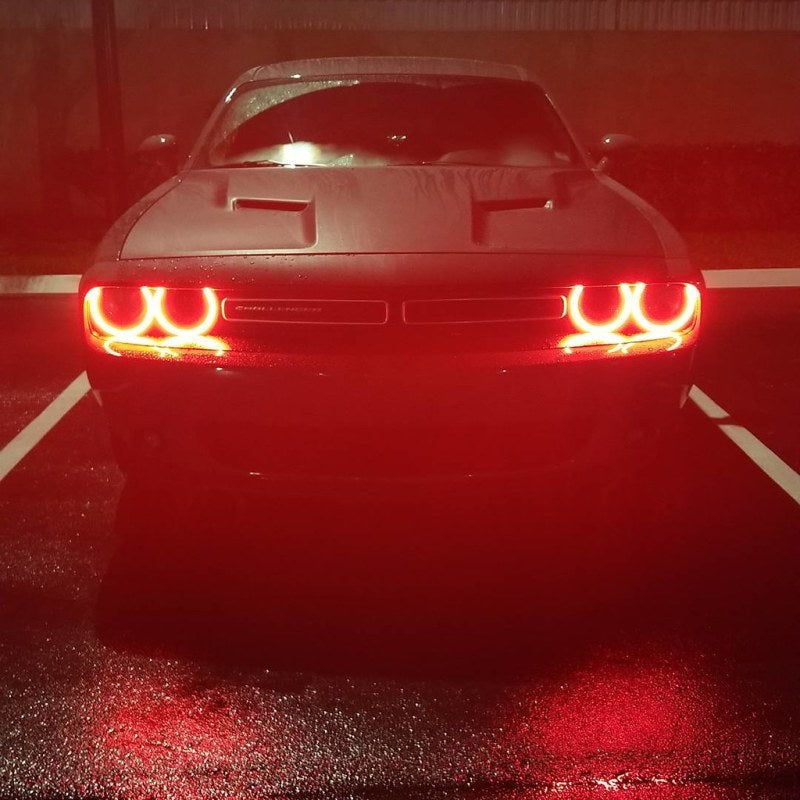 Oracle 15-21 Dodge Challenger Dynamic Surface Mount Headlight Halo Kit - ColorSHIFT - Dynamic - DTX Performance