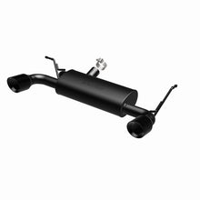 Load image into Gallery viewer, MagnaFlow 07-17 Jeep Wrangler JK 3.8/3.6L Dual Split Rear Exit Black Axle-Back Exhaust - DTX Performance