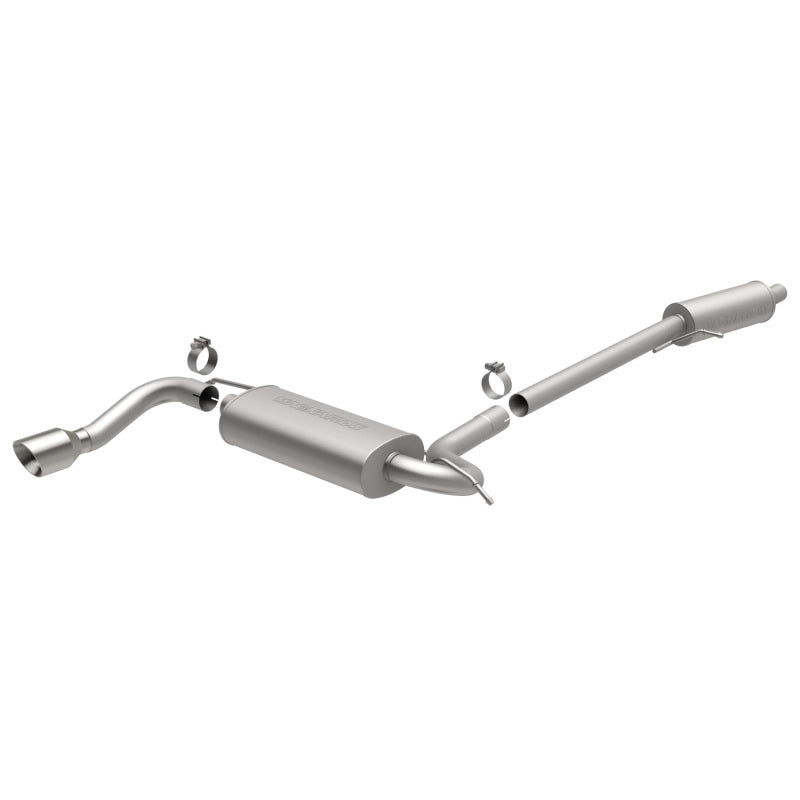 MagnaFlow 10-13 GMC Terrain L4 2.4L Single Straight D/S Rear Exit Stainless Cat Back Perf Exhaust - DTX Performance