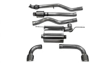 Load image into Gallery viewer, Corsa 12-14 BMW 335i Sedan RWD F30 3in Polished Touring Dual Rear Single 3.5in Tip Cat-Back Exhaust - DTX Performance