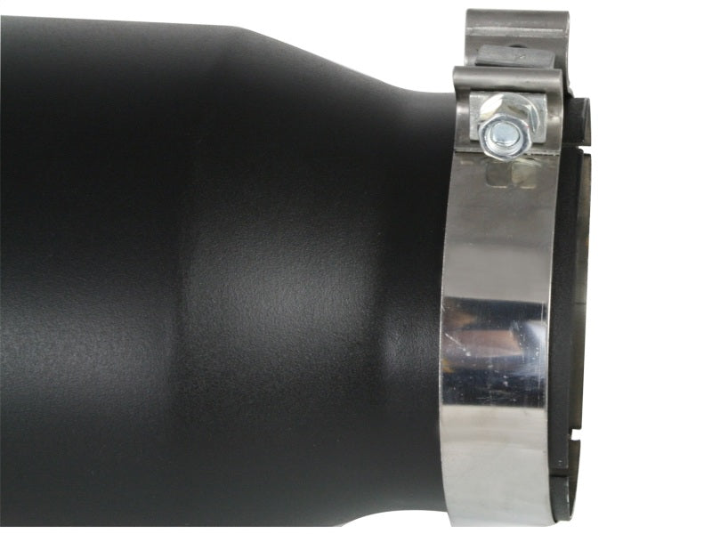 aFe MACH Force-XP 409 SS Right Side Single Wall Exhaust Tip 5in Inlet x 7in Outlet x 15in L - DTX Performance