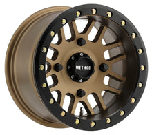 Load image into Gallery viewer, Method MR406 UTV Beadlock 14x10 5+5/-2mm Offset 4x156 132mm CB Method Bronze w/Matte Blk Ring Wheel - DTX Performance