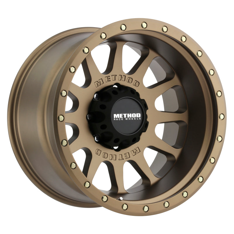 Method MR605 NV 20x10 -24mm Offset 8x6.5 121.3mm CB Method Bronze Wheel - DTX Performance