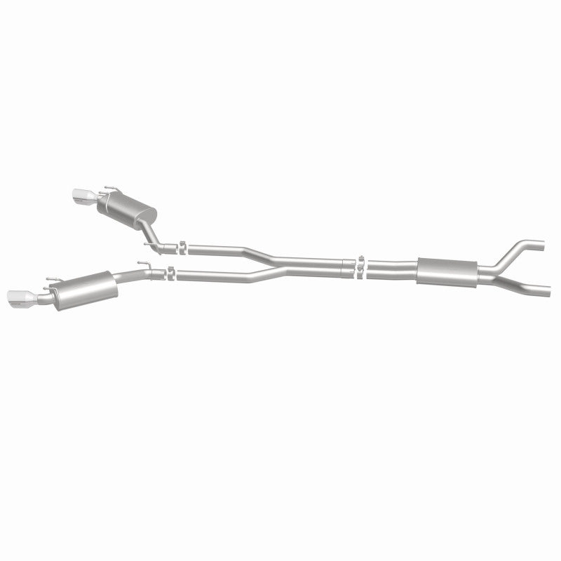 MagnaFlow Cat-Back Stainless Dual Split Rear Exit 4in Polished Tips 11-15 Chevy Camaro 3.6L V6 - DTX Performance