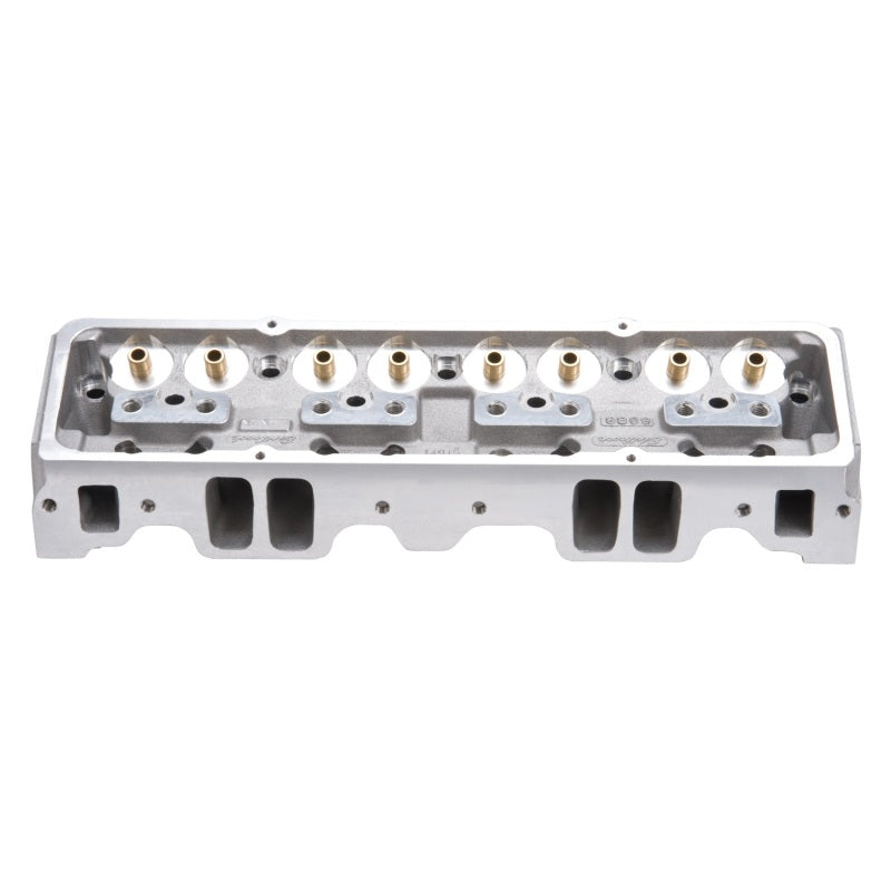 Edelbrock Cyl Head SBC Nhra Legal 64cc Angled Plug Bare Single - DTX Performance