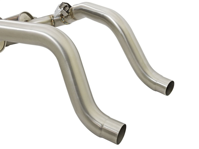 aFe MACHForce XP 3in-2 1/2in Axle Back 304SS Exhaust w/ Polished Tips 14-17 Chevy Corvette V8-6.2L - DTX Performance