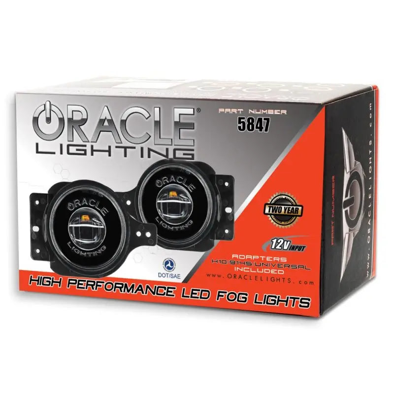 Oracle Jeep Wrangler JL/Gladiator JT Sport High Performance W LED Fog Lights - Amber - DTX Performance