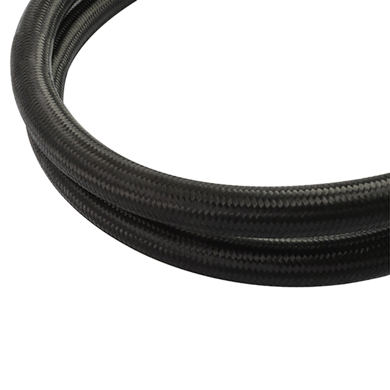 Mishimoto 15Ft Stainless Steel Braided Hose w/ -10AN Fittings - Black - DTX Performance