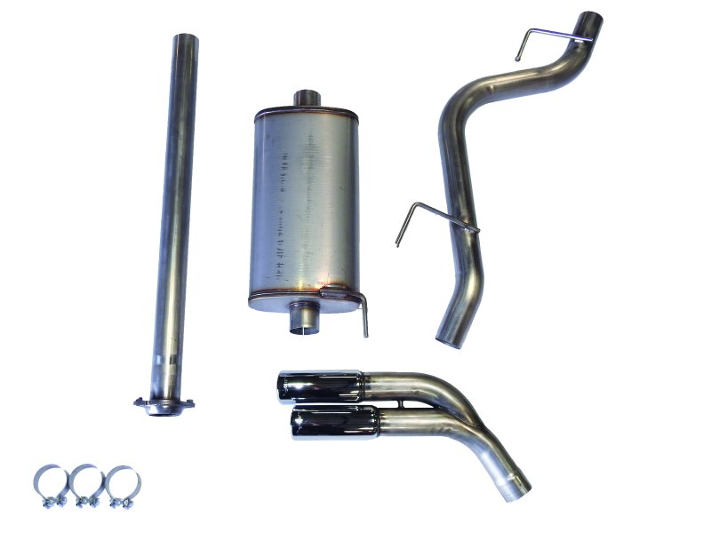 JBA 15-20 Ford F-150 2/4WD 2.7L/3.5L/5.0L 304SS Dual Side Exit Cat-Back Exhaust - DTX Performance