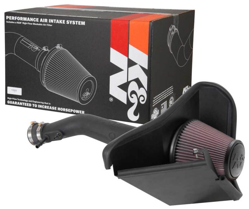 K&N 63 Series AirCharger Performance Intake 17-18 Ford Edge L4-2.0L F/I - DTX Performance