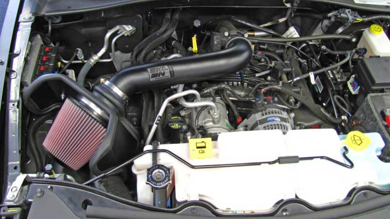 K&N 10-11 Jeep Liberty 3.7L V6 High Flow Performance Intake Kit - DTX Performance