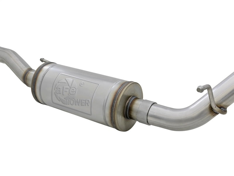 aFe Rebel Series 2.5in 409 SS Cat-Back Exhaust w/ Black Tips 2007+ Jeep Wrangler (JK) V6 3.6L/3.8L - DTX Performance