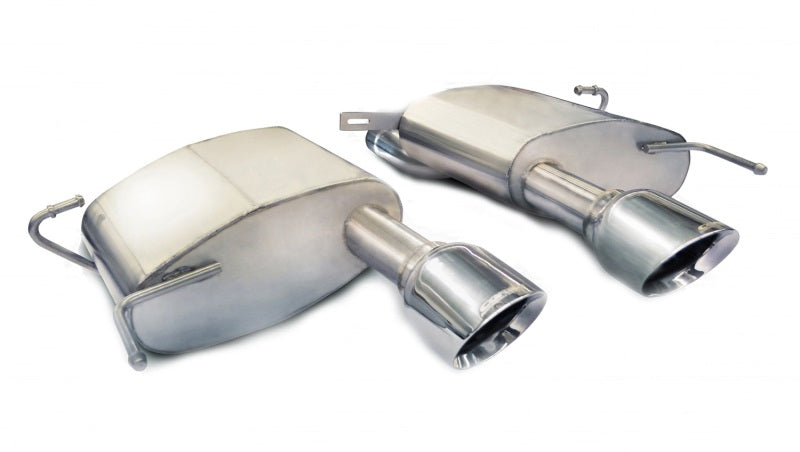 Corsa 11-13 Cadillac CTS Coupe V 6.2L V8 Polished Sport Axle-Back Exhaust - DTX Performance