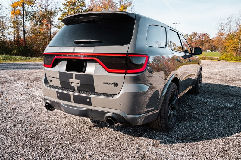 Corsa 21-22 Dodge Durango SRT Hellcat Cat-Back 2.75in Dual Rear Exit Xtreme 4.5in Black PVD Tips - DTX Performance