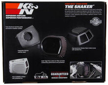 Load image into Gallery viewer, K&amp;N Street Metal Intake System for 08-16 Harley Davidson Touring Models - Shaker Black - DTX Performance