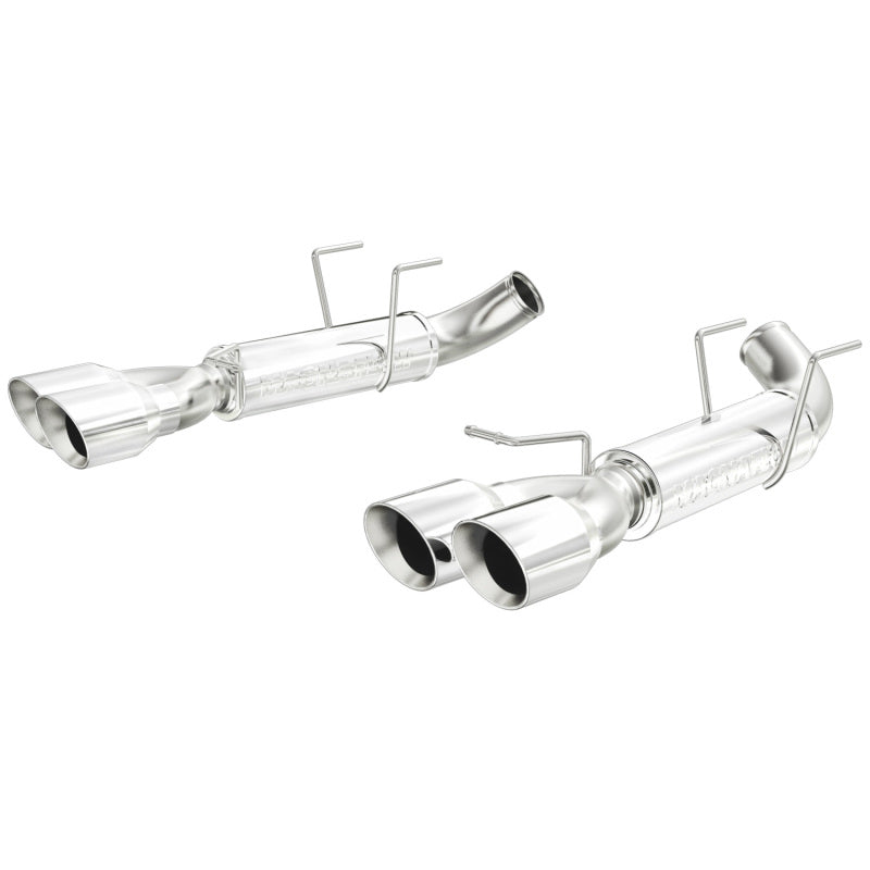 MagnaFlow 12 Ford Mustang V8 5.0L Dual Split Rear Exit Axle-Back Stainless Cat Back Perf Exhaust - DTX Performance