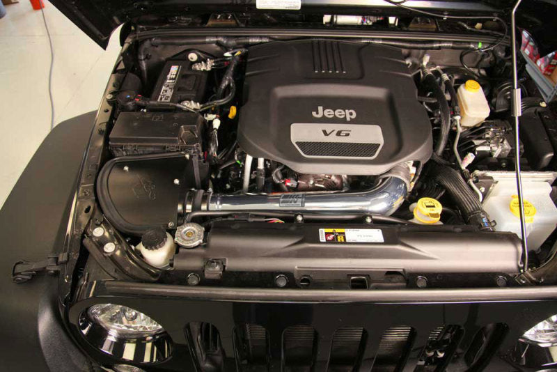 K&N 12-18 Jeep Wrangler V6-3.6L High Flow Performance Intake Kit (12-15 CARB Approved) - DTX Performance