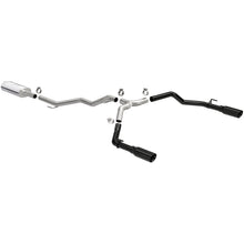 Load image into Gallery viewer, MagnaFlow 2020 Jeep Gladiator 3in Street Series Dual Split Exit SS Cat-Back Exhaust w/Black Tips - DTX Performance