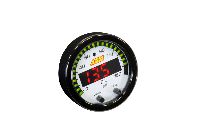 AEM X-Series 0-150 Oil Pressure Gauge Kit - DTX Performance