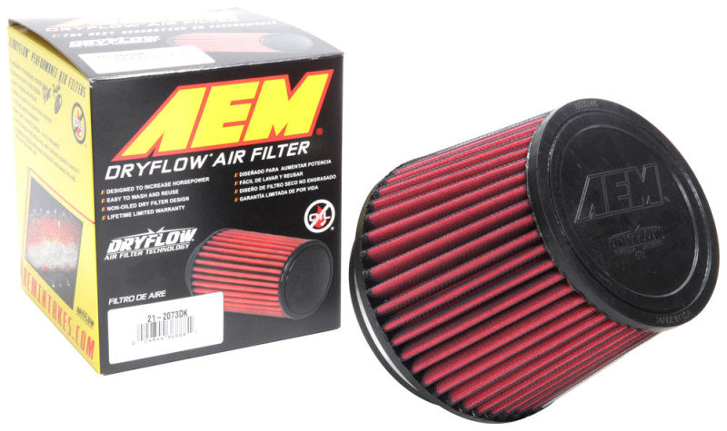 AEM 5 inch x 5 inch DryFlow Air Filter - DTX Performance