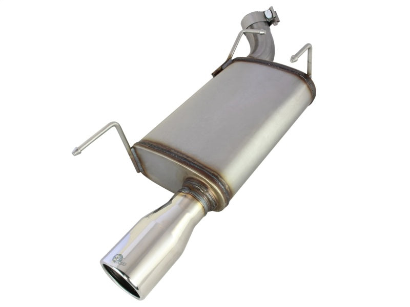 aFe Axle-Back Exhaust 2.5in 409SS w/Polished Tip 05-09 Ford Mustang V6 4.0L - DTX Performance