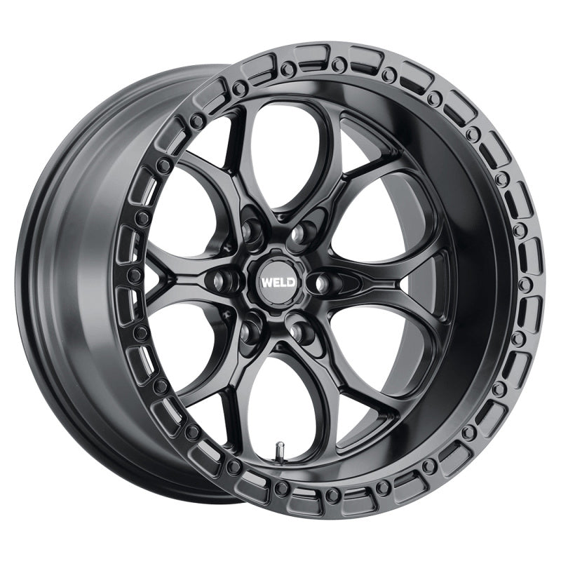 Weld Off-Road W108 20X10 Ledge 6X139.7 ET13 BS6.00 Satin Black / Black Ring 106.1 - DTX Performance