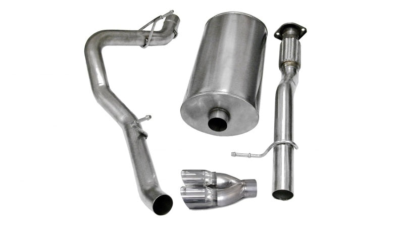 Corsa 07-08 Chevrolet Suburban 1500 5.3L V8 Polished Sport Cat-Back Exhaust - DTX Performance