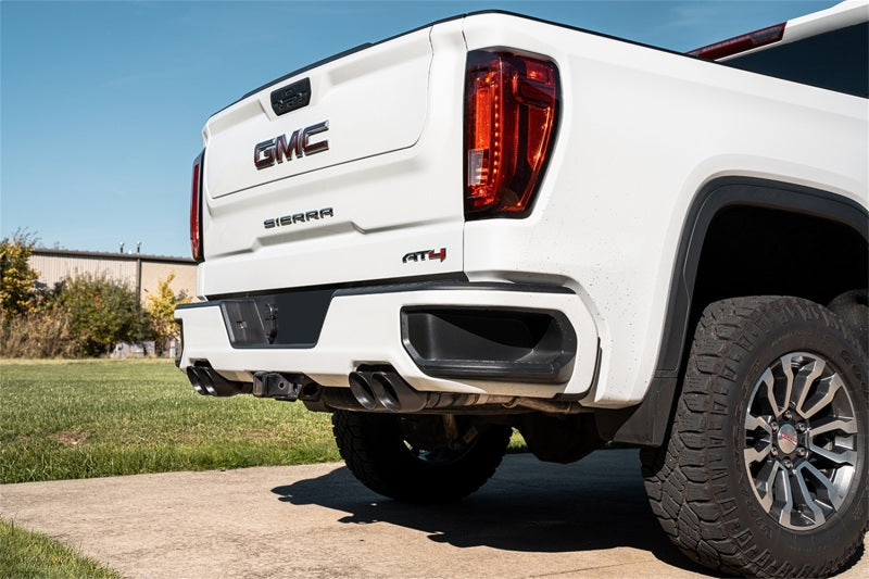 Corsa 19-23 Chevy Silverado 1500 CatBack Dual Rear Exit with Twin 4in Black Powder Ct ProSeries Tips - DTX Performance