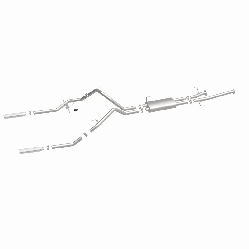 MagnaFlow 14 Toyota Tundra V8 4.6L/5.7L Stainless Cat Back Exhaust Dual Split Rear Exit - DTX Performance