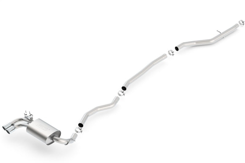 Borla 12-15 BMW 328i Sedan 2.0L AT/MT RWD Dual Left Rear Exit Catback Exhaust - DTX Performance