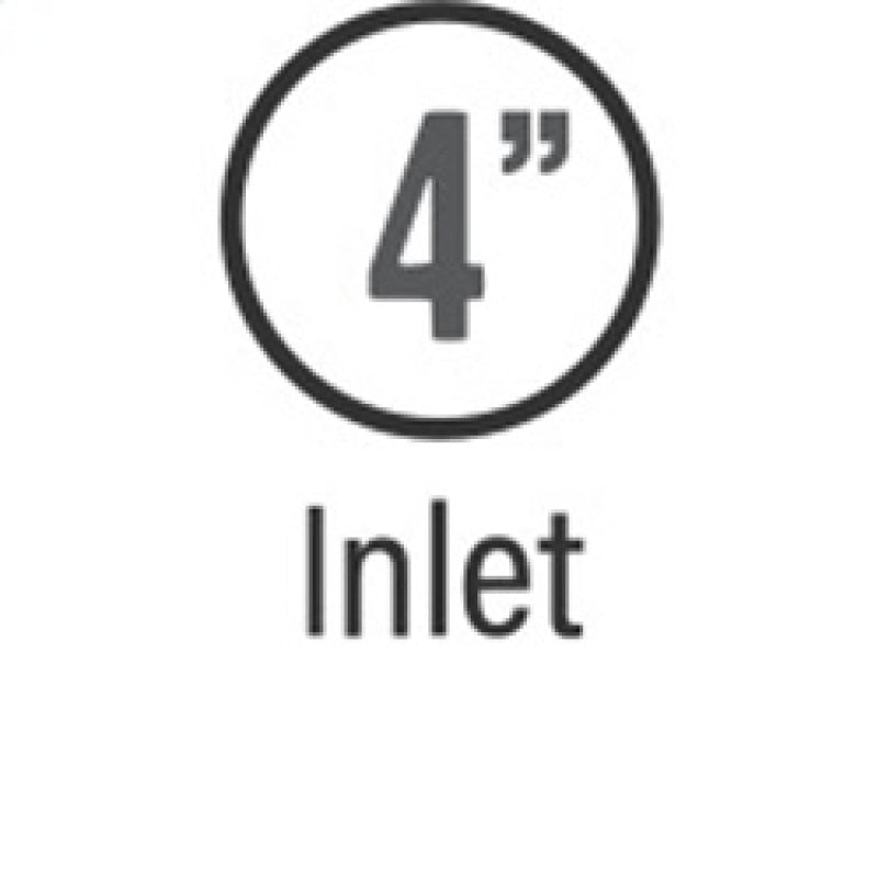 MagnaFlow Tip Stainless Black Coated Single Wall Round Single Outlet 5in Dia 4in Inlet 13in L - DTX Performance