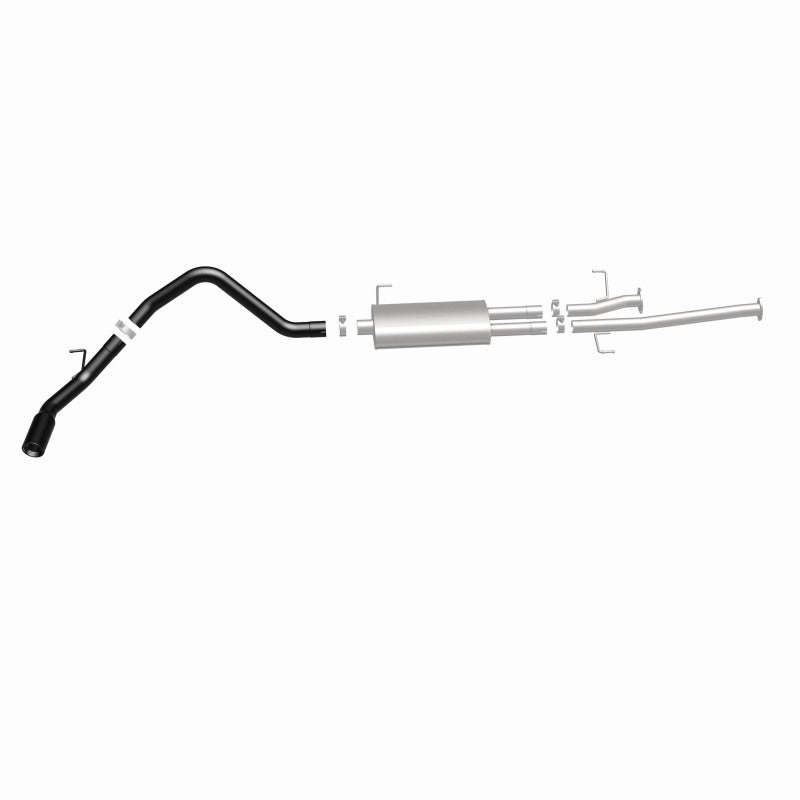 MagnaFlow Cat-Back Exhaust 09-13 Toyota Tundra V8 5.7L 3in SS Black Tip Single Side Exit - DTX Performance