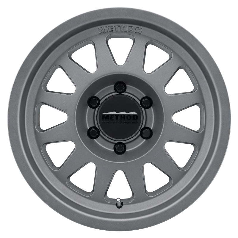 Method MR704 16x8 0mm Offset 6x5.5 106.25mm CB Matte Titanium Wheel - DTX Performance