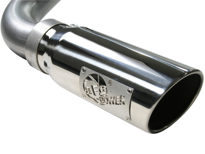 aFe MACHForce XP Exhaust SS-409 Cat-Back w/ 304SS Polished Tip 04-07 GM Trucks 1500 V6/V8 - DTX Performance