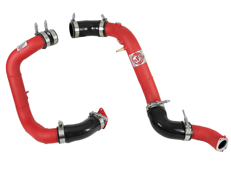 aFe Bladerunner 2.25in & 2.5in Intercooler Tubes Hot & Cold 16-18 Honda Civic I4-1.5L (t) - Red - DTX Performance