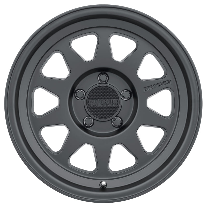 Method MR316 17x8.5 0mm Offset 5x5 71.5mm CB Matte Black Wheel - DTX Performance