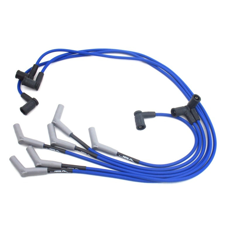 JBA 01-03 Ford 4.2L Ignition Wires - Blue - DTX Performance