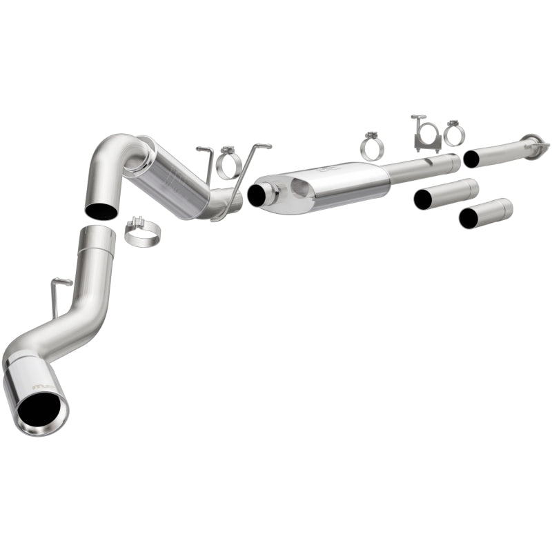 MagnaFlow Stainless Cat-Back Exhaust 2015 Chevy Silverado 2500HD 6.0L P/S Rear Exit 5in - DTX Performance