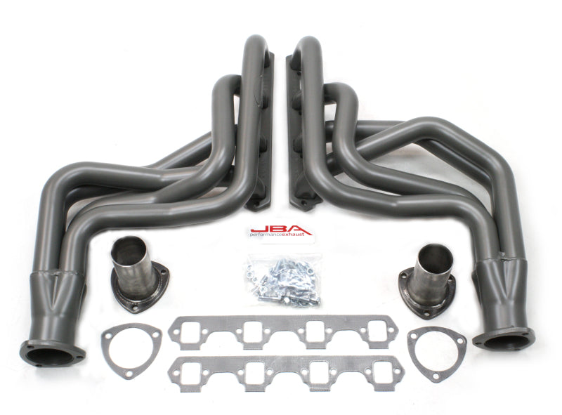 JBA 65-73 Ford Mustang 260-351W (w/Mustang II Suspension) 1-3/4in Primary Ti Ctd Long Tube Header - DTX Performance