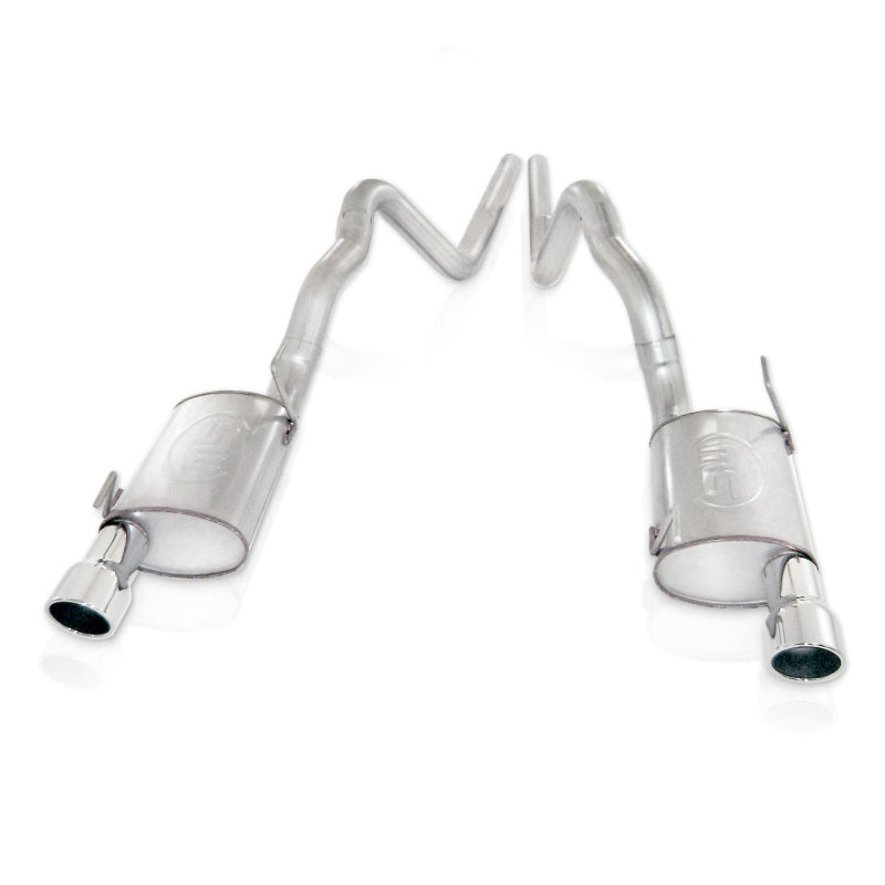 Stainless Works 2007-10 Shelby GT500 3in Catback X-Pipe Chambered Mufflers - DTX Performance