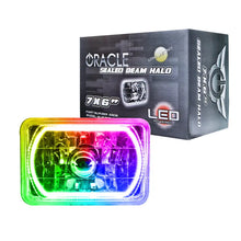 Load image into Gallery viewer, Oracle Pre-Installed Lights 7x6 IN. Sealed Beam - ColorSHIFT Halo - DTX Performance